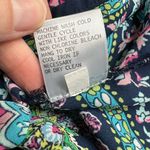 Cynthia Rowley Back Button Medallion Print Sleeveless Multi Color Blouse Photo 8