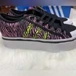 adidas Originals Nizza Platform "Core Black/S Yellow/Bliss Pink" Women's Shoe Pink Size 7.5 Photo 5