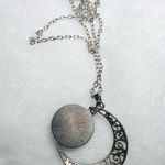 SILVER Color Space Galaxy Planet Sun Necklace for Women Photo 3