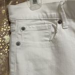 EXPRESS Mia mid-rise white distressed ankle legging skinny jeans, size 12 Photo 2