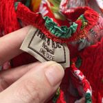 Vintage 90s Hawaiian printed tropical smocked maxi dress, size L/XL Photo 3