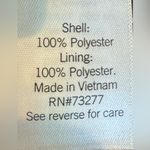 Nine West  sleeveless top - black white/gray yellow - size large - v neck Photo 5