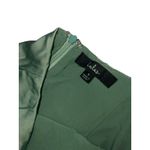 Lulus  sage green shiny mini dress cinch tied adjustable waist women’s small Photo 2