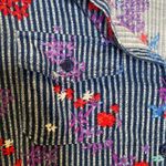 French Laundry Women’s Button Down Blouse Roll Tab Long Sleeves Floral EUC Sz M Photo 4