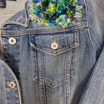 Gap Vintage Jean Jacket With Fur Detailing Photo 3