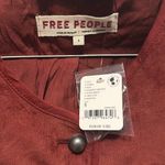 Free People NWT Becky Jacket in garnet grotto color size small Photo 10