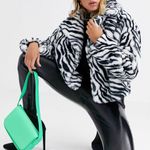 Zebra Faux Fur Jacket Multiple Photo 0