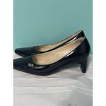 Bijou Shoes Leather Heel Black Shoes Slip Photo 5