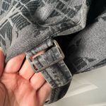 Free People Western Geometric Longline Denim Vest in Black XS Photo 5