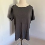 Eileen Fisher $150  Oversized Tee boatneck drop shoulder - Small Photo 3