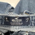 Hollister  Ultra High Rise Mom Jean Womens Sz 26 / 3R Blue Vintage Stretch Denim Photo 3