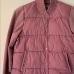 Abercrombie & Fitch Mauve Puffer Jacket Photo 4