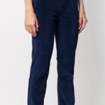 frame denim Frame Le High Straight Leg High Waist Bright Navy Blue Cotton Jeans Size 24 NWT Photo 0