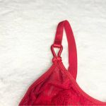 Marilyn Monroe Vintage Warner’s  Vibrant Red Lace Front Close Bra Size 36C Photo 3