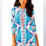 Lilly Pulitzer Ophelia Swing Dress in Coconut Cove Seaside Aqua Size XL Photo 0