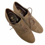 Isola  Elizabeth Tan Suede Booties Sz. 7 Photo 2