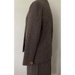 VINTAGE Reed Roberts Wool Suit Brown Jacket and Skirt Sz 10 Photo 4