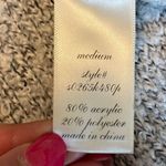 Alya Women's Tunic Sweater Sleeveless Turtleneck High Low Knitted Gray Medium Photo 8