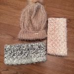 Skechers  Women's Knit Beanie and Headbands Set - Tan, Pink, Gray Photo 1