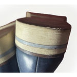 Pikolinos Womens Leather Laser Cut Lace Up Oxford Shoes EU 40 US 9 9.5 Comfort Blue Photo 7