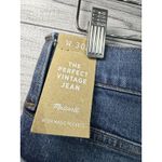 Madewell The Perfect Vintage Straight Jean Womens Size 30P NEW Jeans Whiskering Photo 3