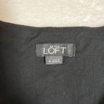 Ann Taylor  LOFT Sleeveless V-Neck Surplice Romper Size 4 Neutral Minimalist Photo 4