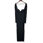 Oh Polly San Marino Embellished Side Split Maxi Dress in Black us 6 Photo 2
