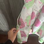 Floral Pink and Green Dress Photo 3