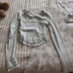 Tic Toc  Long Sleeve Crop Top Photo 0