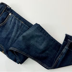 Rag and Bone • Skinny Blue Jeans Raw Hem Photo 0