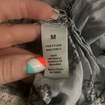 Shyanne ✨ Womens Sz Medium Blouse Medium Blue Floral Crochet Cold Shouler✨ Photo 7