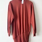 Young Fabulous and Broke XS Burnt Orange Turtleneck Tunic Length Sweatshirt Dress Photo 0
