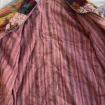 Vintage Native American Women’s Jacket Zip Patches Americas Tribal Theme Sz XL Red Photo 6