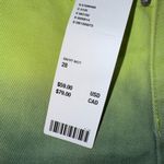 Urban Outfitters NWT  BDG A-Line Denim green Cutoff Shorts Photo 5