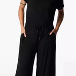 Sweaty Betty Women’s XS Black Take It Easy Drawstring Jersey Knit Jumpsuit Photo 0