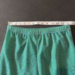 Women’s Sparkling Green Long Sleeve Feather Trim Pant Suit Set Size S **READ Photo 13