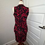 Norma Kamali Floral Print Faux Wrap Dress Photo 2