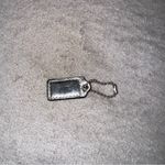 Coach  Silver Keychain Tag Photo 2