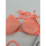 Eberjay Eberjey Beach Glow Gisele Orange Triangle Bikini Top Women's Size Small S NWT Photo 2