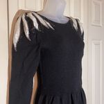 Pat Sandler For Wellmore Vintage Beaded Cocktail Sweater Dress XS Photo 5