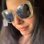 Authentic BOUCHERON 54 glitter oversized Square Swarovski crystals sunglasses Silver Photo 0