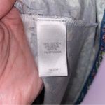 J Jill Short Sleeve Midi Shirt Dress Women Size M Navy Floral Casual Stretch Blue Size M Photo 5