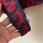 Love j  | Red Animal Print Ribbed Tank Top Thong Bodysuit Sz S/M Photo 3