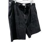 Citizens of Humanity  Martizy Black Pleated Casual Shorts Women's Size 32 COH Photo 4