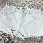 Wild Fable PLUS  17 Women’s Super High Rise Cut off Short Shorts Blue Jean Photo 3