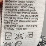 & Other Stories & Other Stories Side Tie Mini Dress Black White Abstract Dot Printed Womens 2 Photo 7