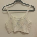 Forever 21  Embroidered Crochet Crop Top Photo 7