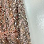 Mac Duggal Embellished One-Sleeve Gown in Rose Gold Size US 8 Photo 13