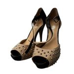 Rock & Republic  Womens Peep Toe Ankle Buckle‎ Strap Platform High Heels Size 9 M Photo 3
