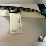 SONNET SHORES Beach Strapless Bandeau Swim Top Size 12 White Photo 3